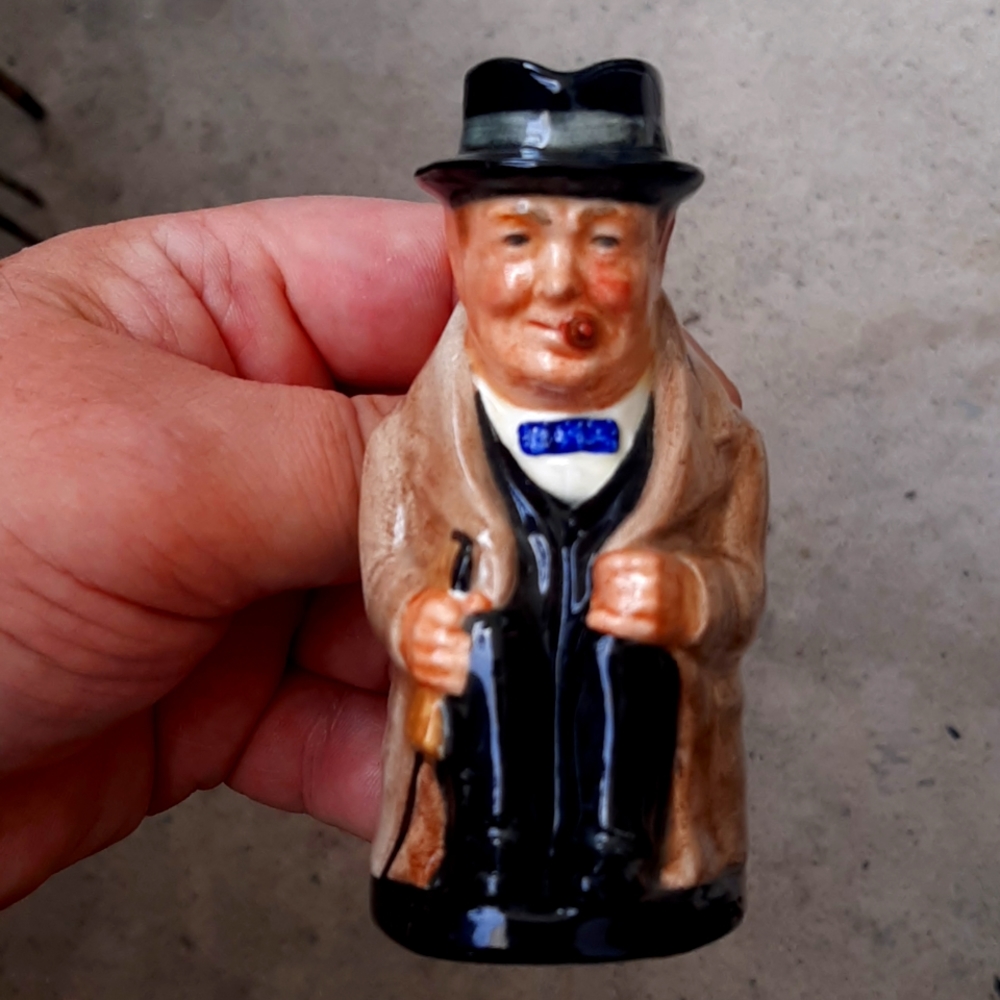 Vintage Royal Doulton, Winston Churchill toby